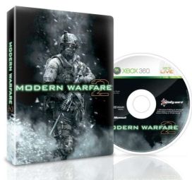 Modern Warfare 2 Steel Book käytetty XBOX360