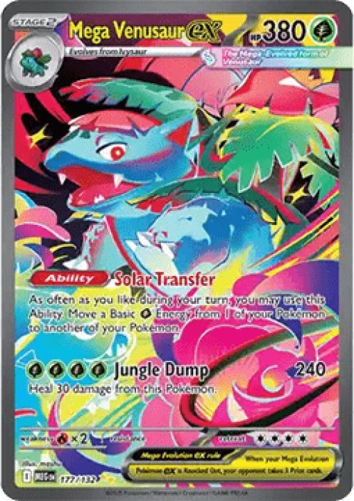 Mega Venusaur ex 177/132 Kunto: Near Mint