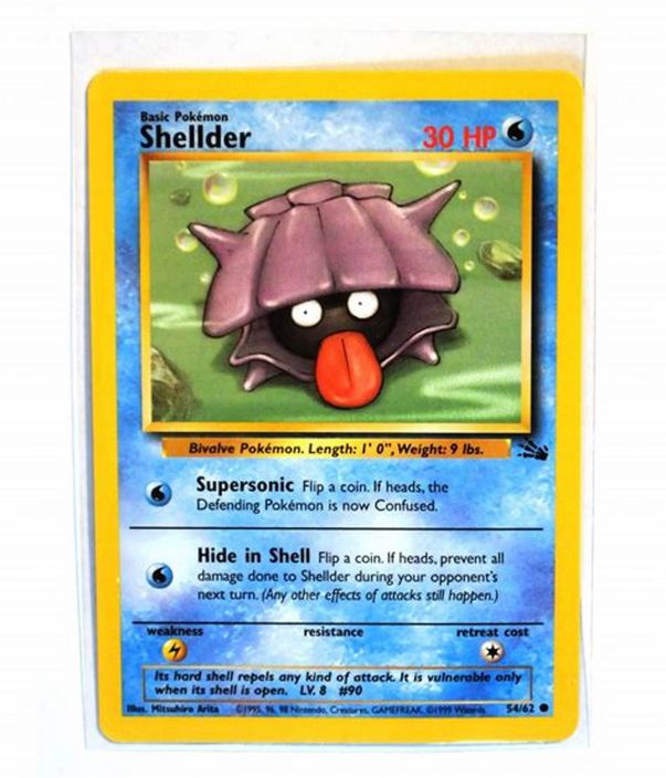 Shellder 54/62 Kunto: NM