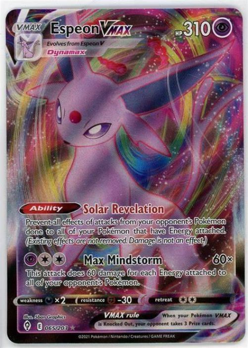 Espeon VMAX 065/203 Kunto: Near Mint