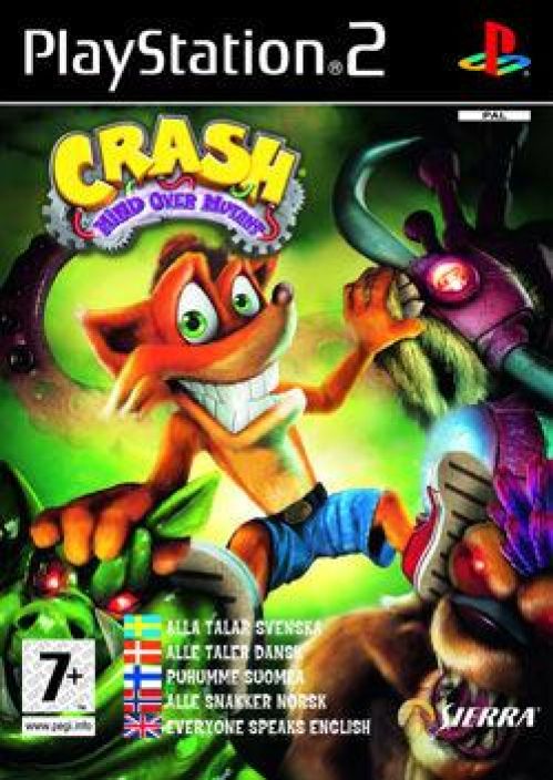 Crash Mind over Mutant kaytetty PS2