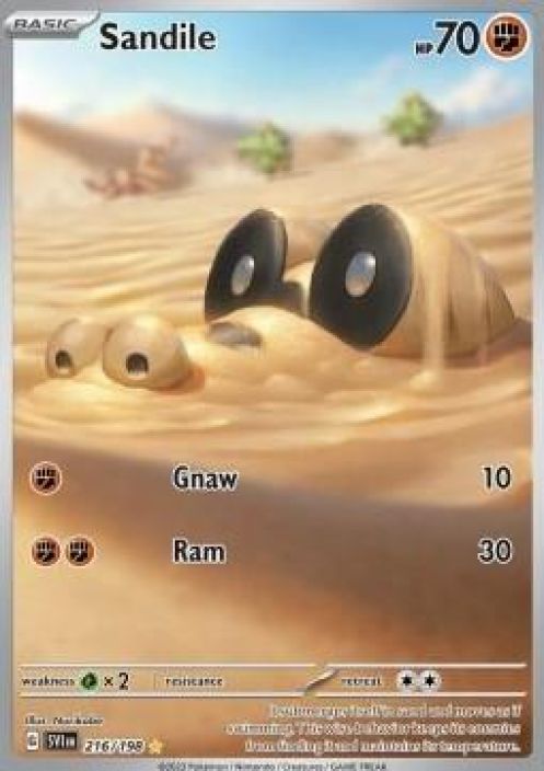 Sandile 216/198 Kunto: Near Mint