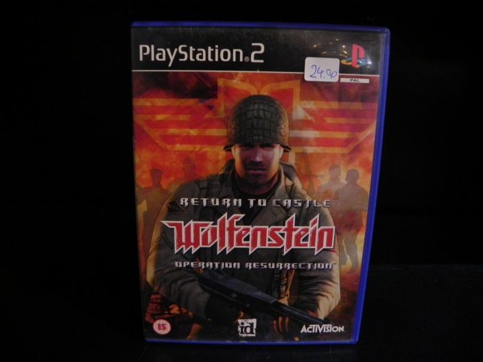 Wolfenstein: Return to Castle Wolfenstein: Operation Resurrection kaytetty PS2