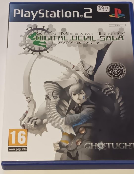 Shin Megami Tensei Digital Devil Saga Kaytetty PS2 Mukana Manuaali