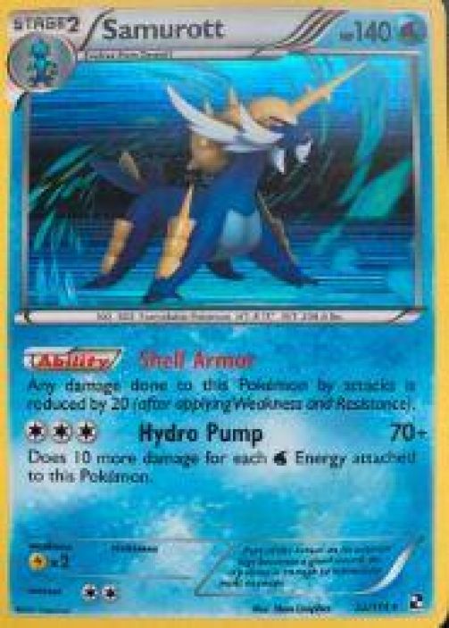 Samurott 32/144 Kunto: Good. Holo