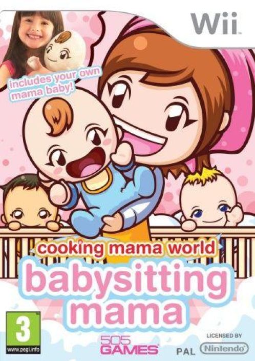 Cooking Mama World Babysitting Mama kaytetty WII