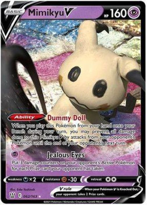 Mimikyu 062/163 EX Kunto: EXcellent