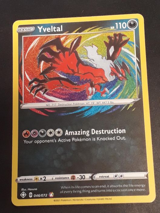Yveltal 046/072 Kunto: NM