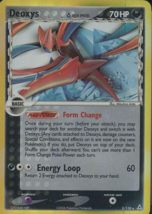 deoxys 3/110 holo Kunto: DMG