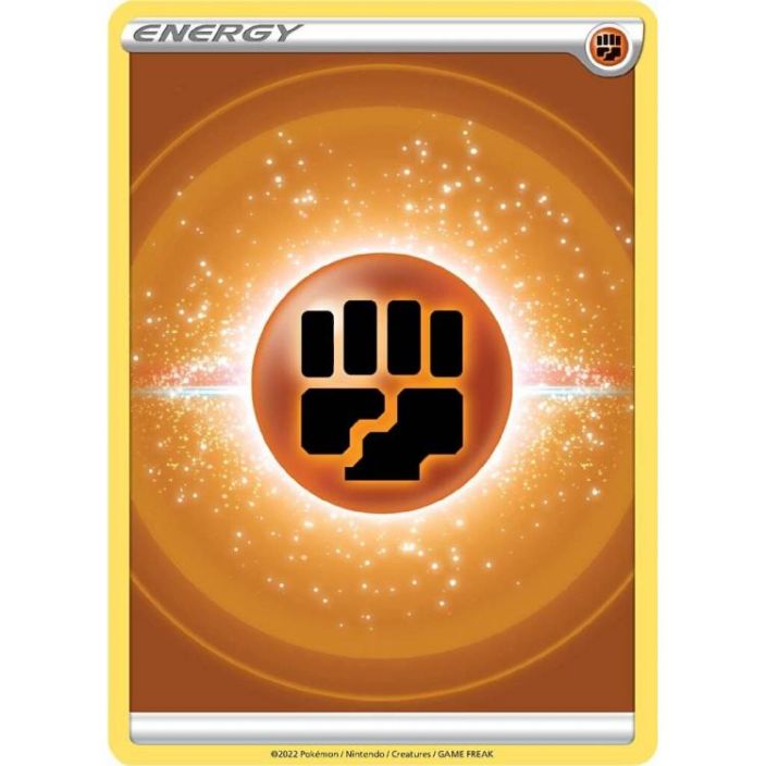 Pokemon Fighting Energy Holo 2022