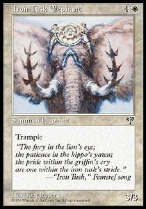 Iron Tusk Elephant Kunto: Excellent