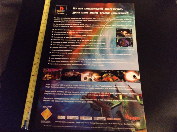 SPACE DEBRIS RAGE software