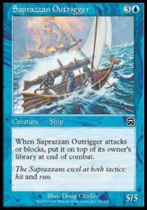 Saprazzan Outrigger Kunto: Near Mint