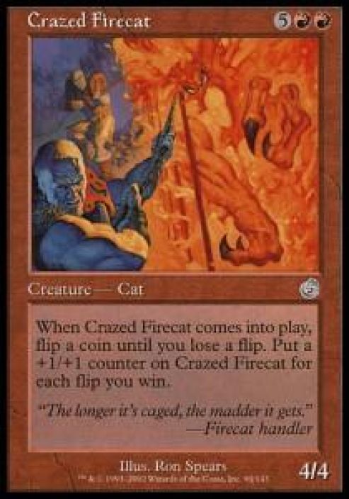 Crazed Firecat Kunto: Excellent