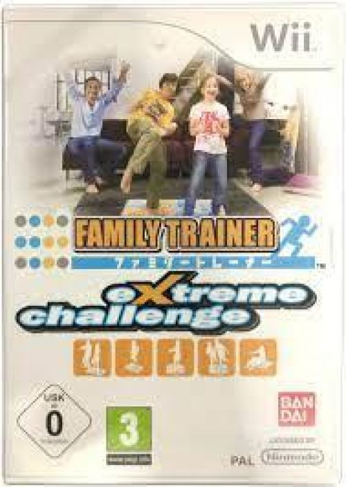 Family Trainer Extreme Challenge WII Kaytetty