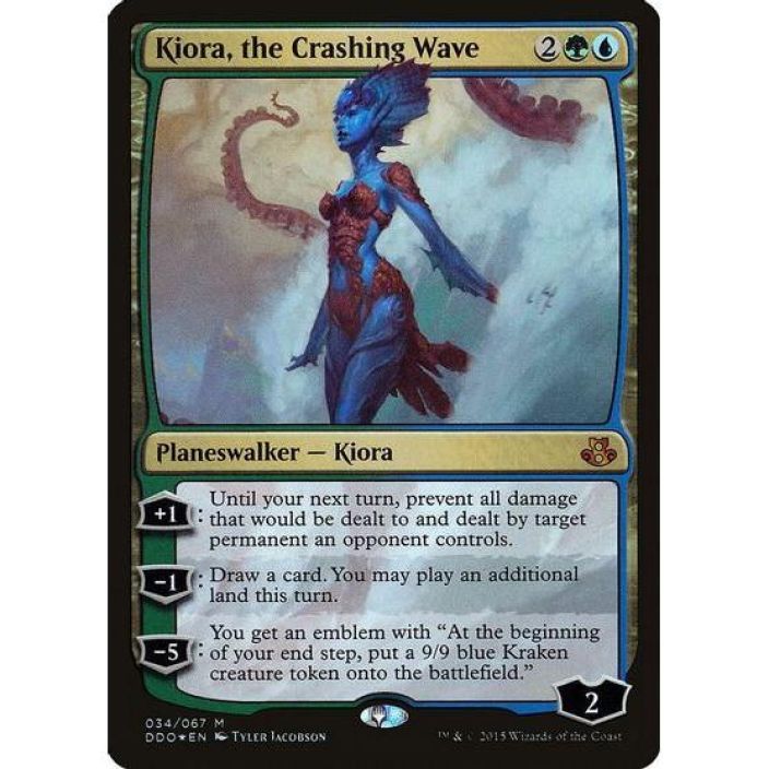 Kiora, the Crashing Wave Foil Kunto: Excellent