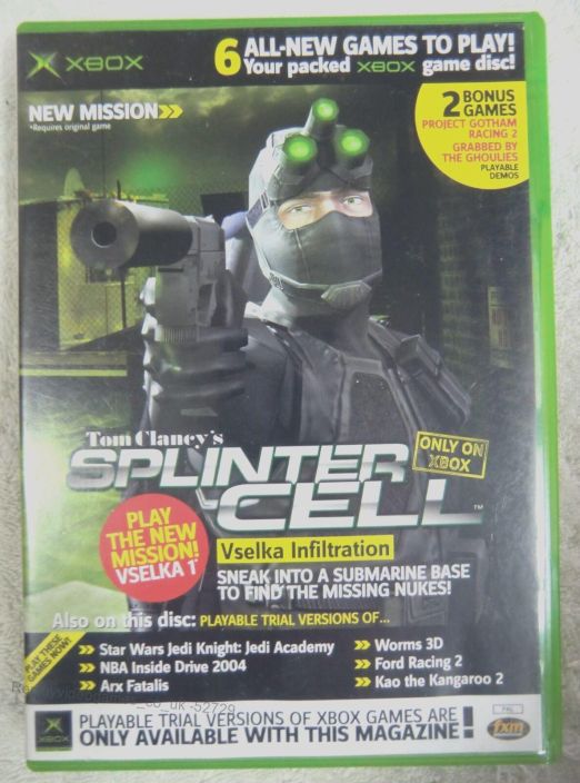 XBOX Demo Game Disc 25 Tom Clancys Splinter Cell