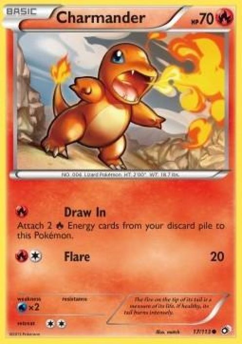 Charmander 17/113 Kunto: Near Mint