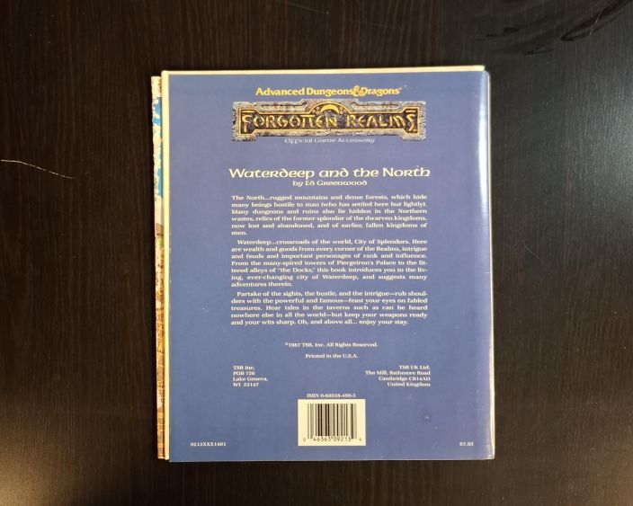 Advanced Dungeons &amp; Dragons Waterdeep and the North tuotekuva 1