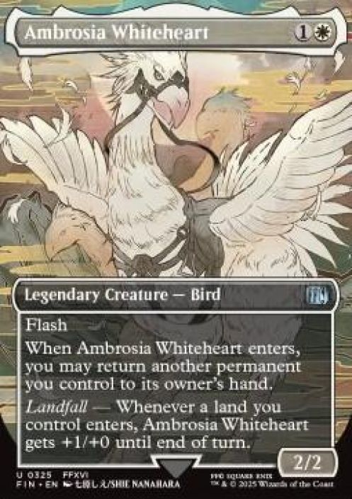 Ambrosia Whiteheart 0325 Foil Full art Kunto: Near Mint