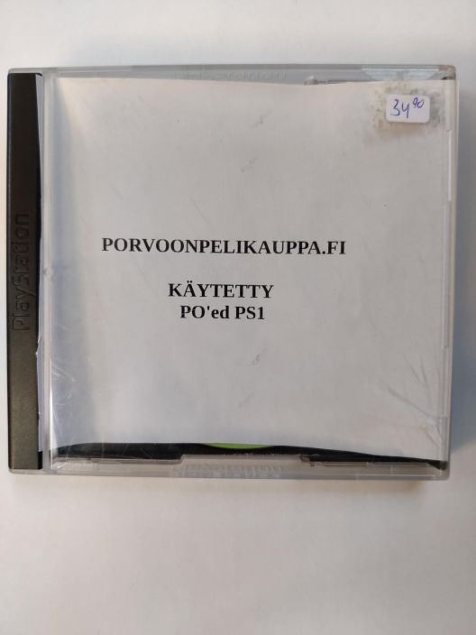 PO'ed kaytetty PS1 Ei etupahveja, Ei Manuaali