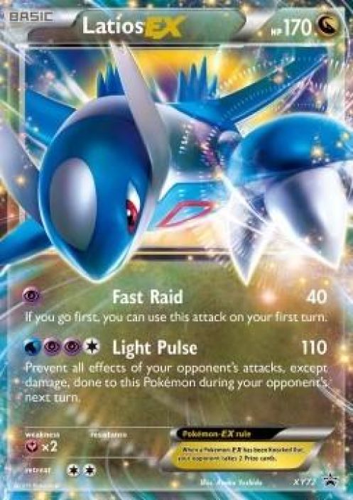 Latios EX Black Star Promo XY 72 Kunto: Excellent