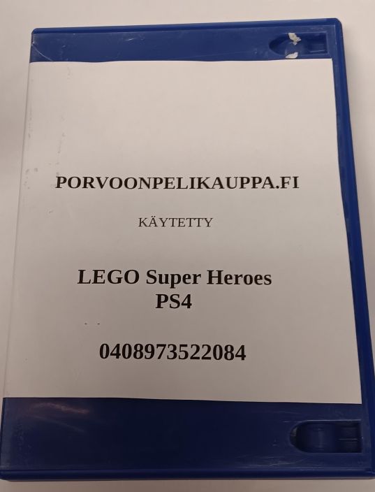 Lego Super Heroes Loose Kaytetty PS4 Ei omia kansipahveja