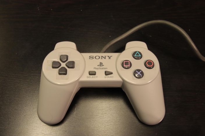 PS1 SONY dualshock controller harmaa tai musta