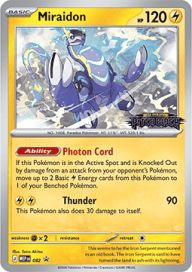 Miraidon 082 Holo Promo Stamp NM