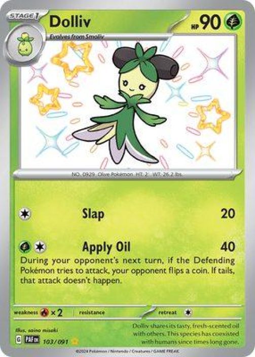 Dolliv 103/091 Holo Shiny Kunto: Good