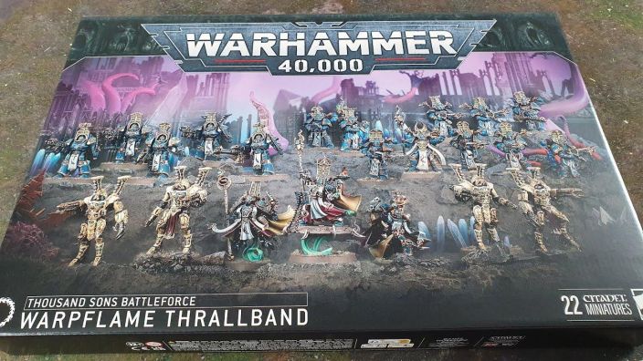 40K Battleforce THOUSAND SONS WARPFLAME THRALLBAND Julkaisu 31/5