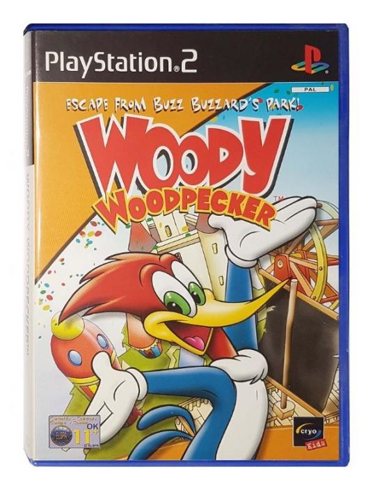 Woody Woodpecker kaytetty Ps2