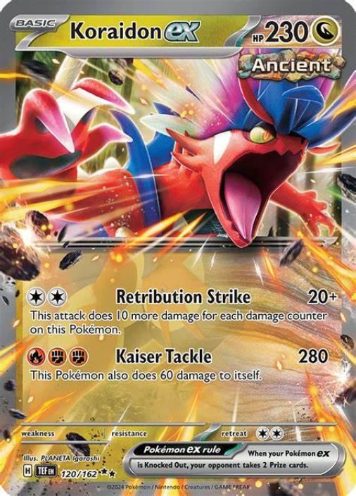 Koraidon ex 120/162 Kunto: Near Mint