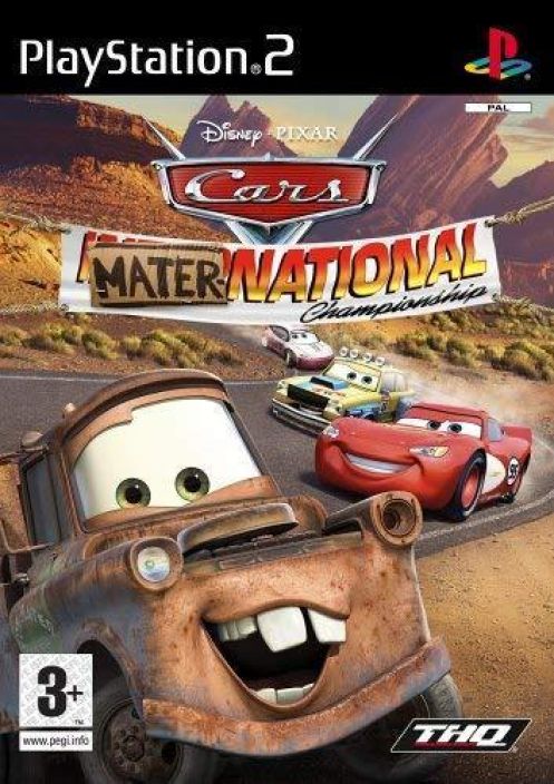 Disney Pixar Cars Mater-National kaytetty PS2