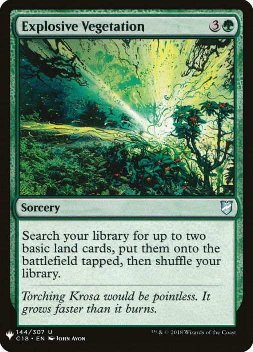 Explosive Vegetation Kunto: Near Mint 