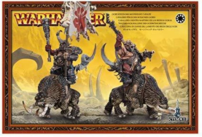 Ogre Kingdom Mournfang Cavalry muoveissa - uusi