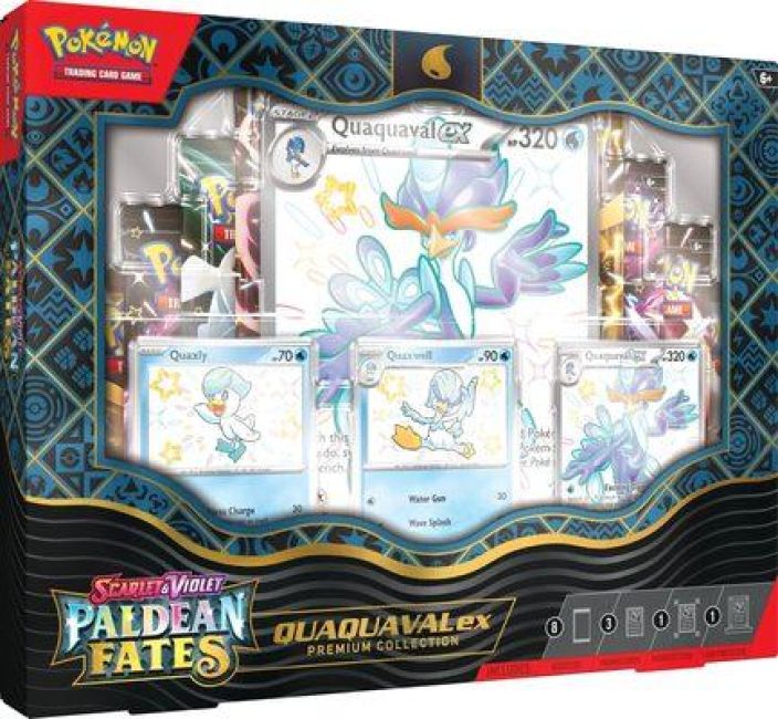 Pokemon Paldean Fates Premium Collection Quaquaval ex