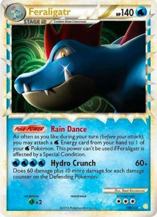Feraligatr 108/123 Holo Kunto: Played