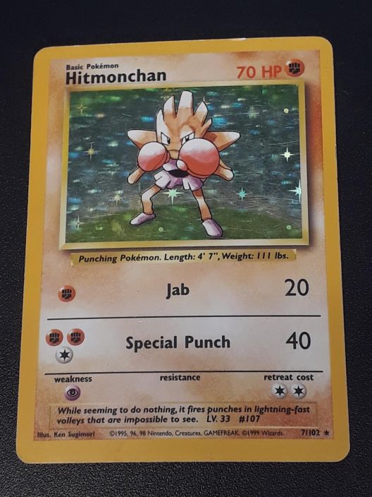 Hitmonchan 7/102 Kunto: Damaged