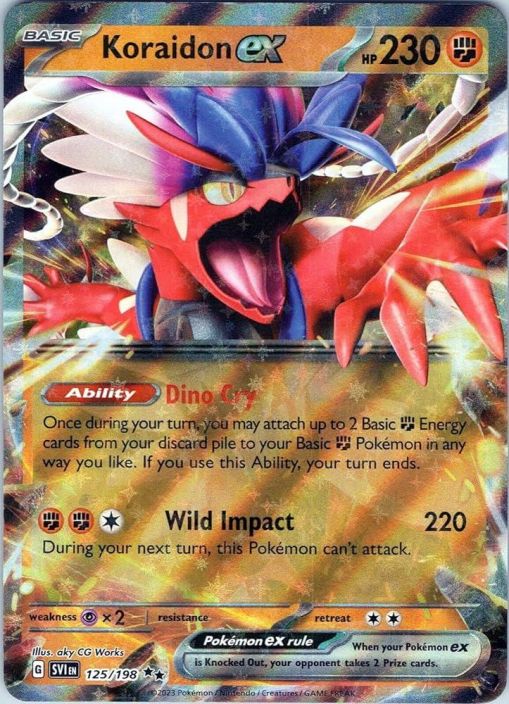 Koraidon EX 125/198 Kunto: Near Mint (NM)