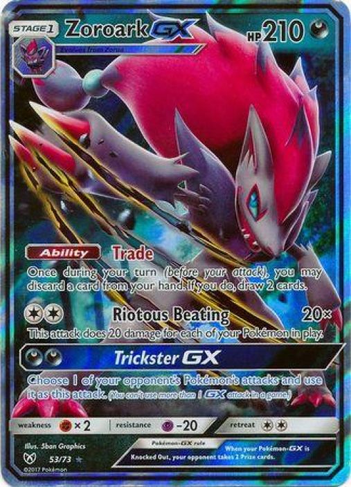 Zoroark GX 53/73 GD Kunto GD