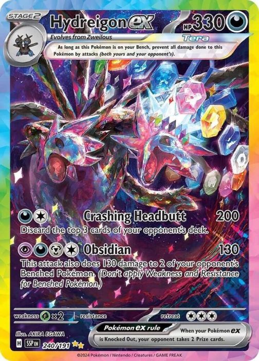 Hydreigon ex 240/191 kunto:Near Mint