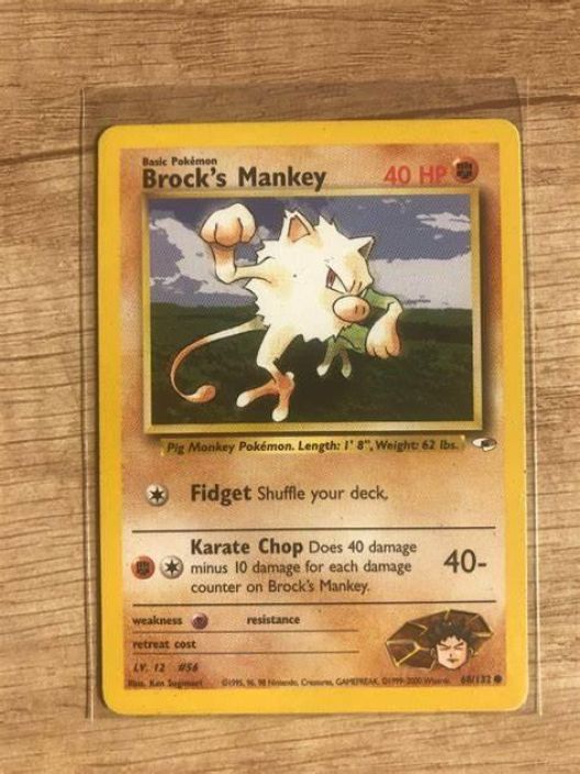 Brock's Mankey 68/132 Kunto: NM