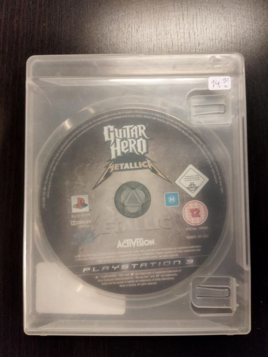 Guitar Hero Metallica Loose Kaytetty PS3 Ei alkuperaisia Pahveja
