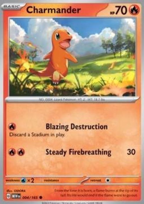 Charmander 004/165 NM
