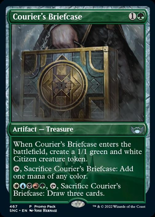 Courier's Briefcase Foil Kunto: Near Mint