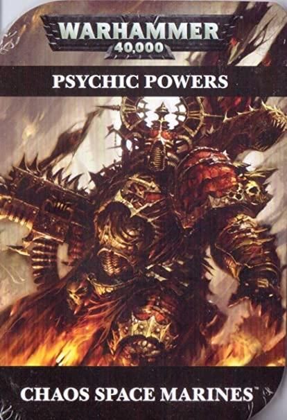 Warhammer 40k Psychic Powers Chaos Space Marines
