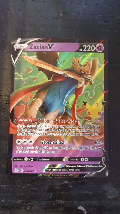 Zacian V 016/025 Kunto: NM