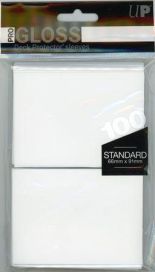 Ultra Pro Standard Sleeves Gloss White 100 sleeves