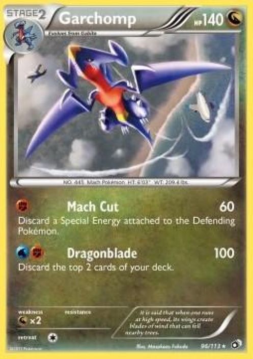 Garchomp 96/113 Holo Kunto: Damaged